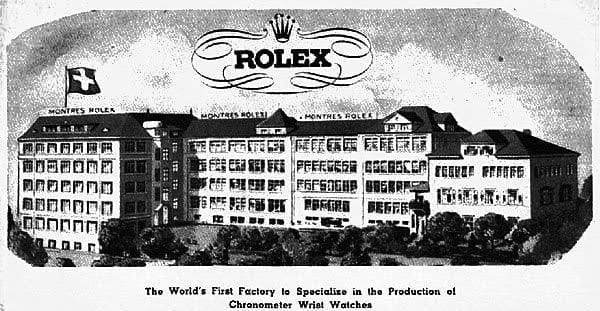 Rolex Factory 1920's
